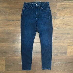 new banana Republic, high-rise skinny jeans size 30 dark wash